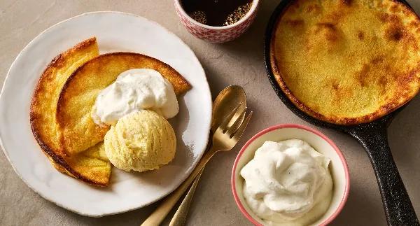 Ahvenanmaan pannukakkua ja kardemummakermaa