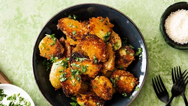 Rapeat juustoperunat