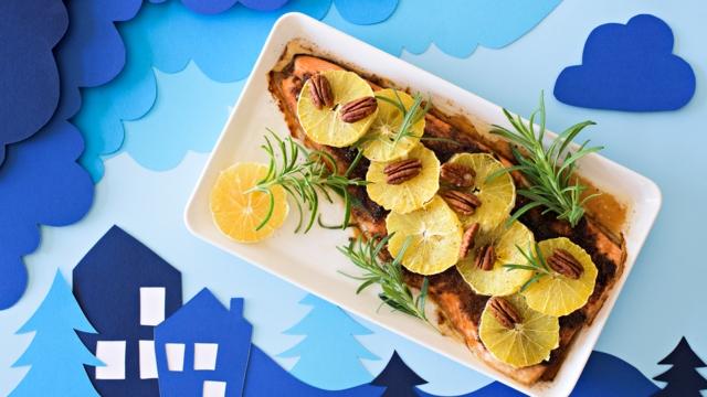 Helppo appelsiinilohi