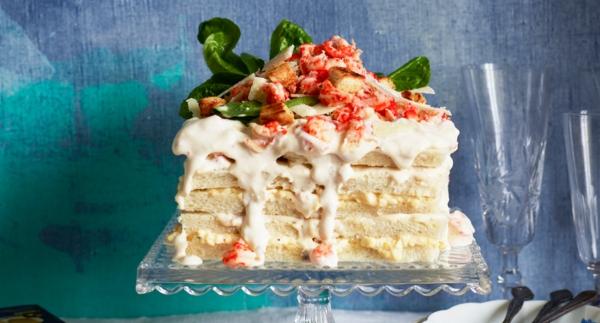 Naked Caesar -voileipäkakku