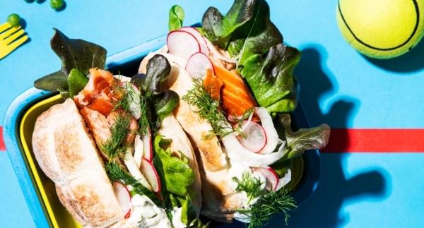 Pitaleivät savulohella