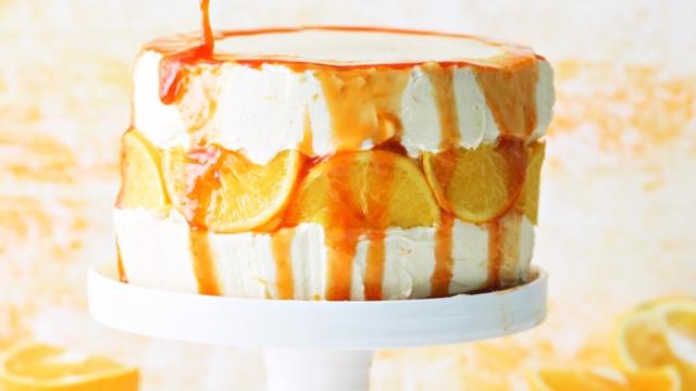 Appelsiini-chiakakku