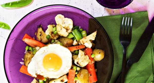 Kesäkeitto-pyttipannu