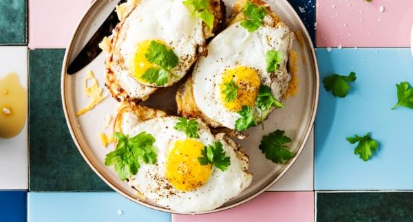 Croque madame joulukinkusta